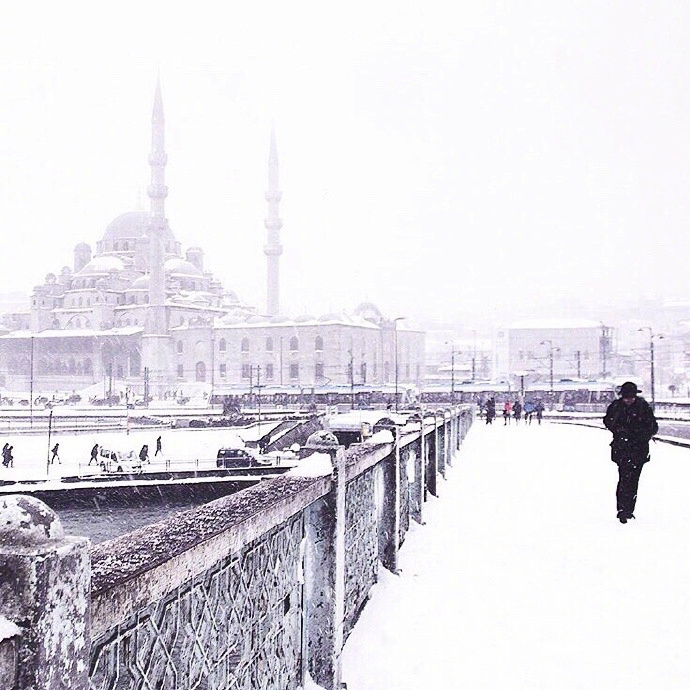 南方孩子羡慕的北方下雪时的雪景图片