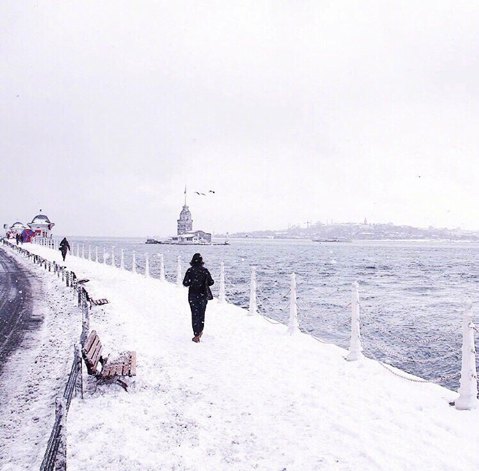 南方孩子羡慕的北方下雪时的雪景图片