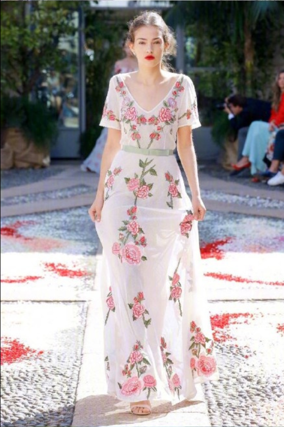 欧美美女模特演绎Luisa Beccaria Spring 2018阳光中的美