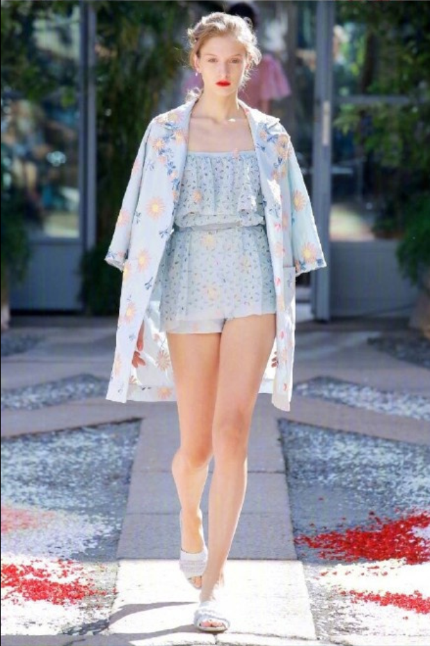 欧美美女模特演绎Luisa Beccaria Spring 2018阳光中的美