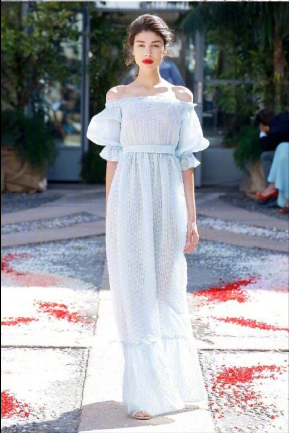 欧美美女模特演绎Luisa Beccaria Spring 2018阳光中的美
