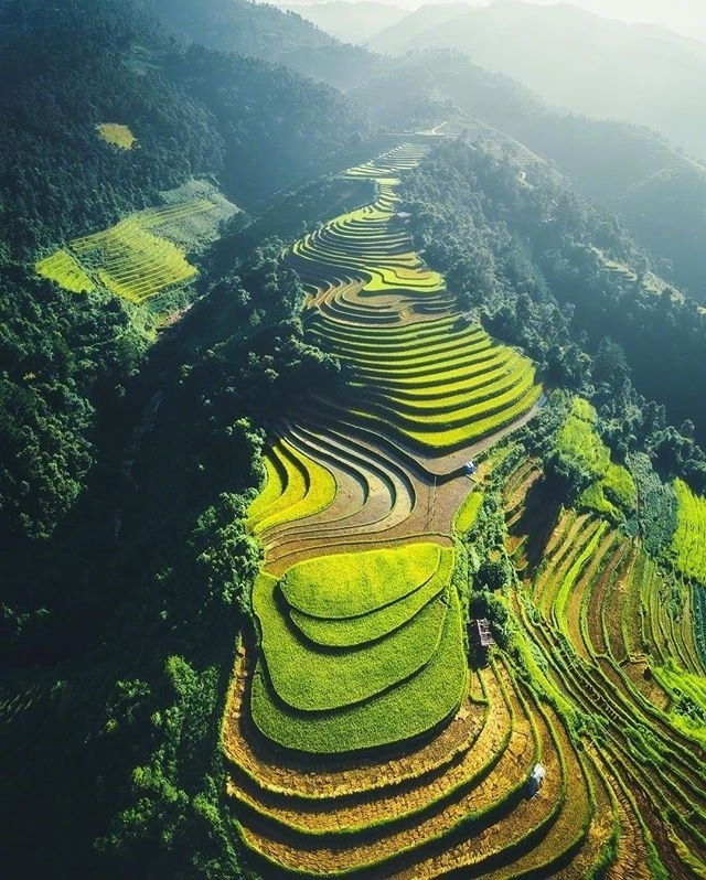 青山绿水风景图片