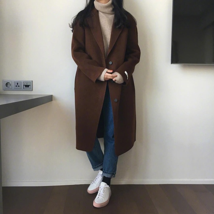 微胖小个子女生chic学院风穿衣搭配图片