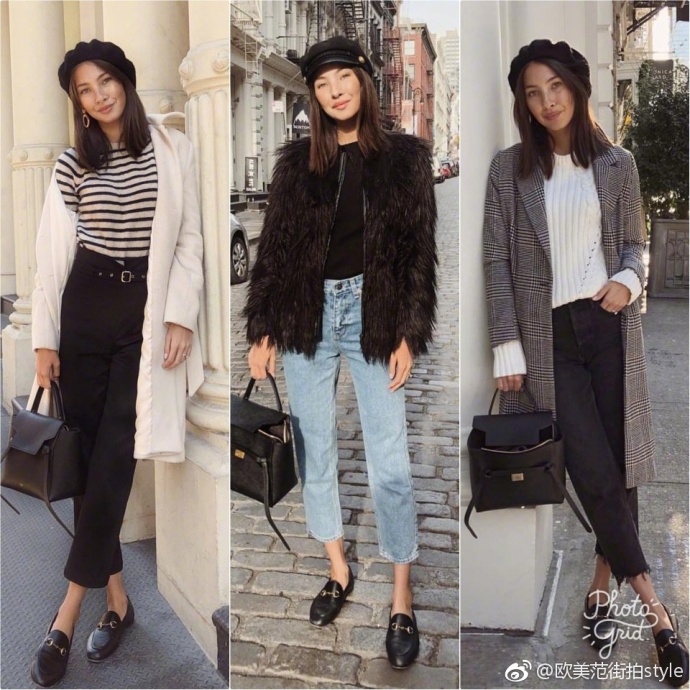 欧美美女纽约时尚博主fakerstrom27套日常穿搭值得