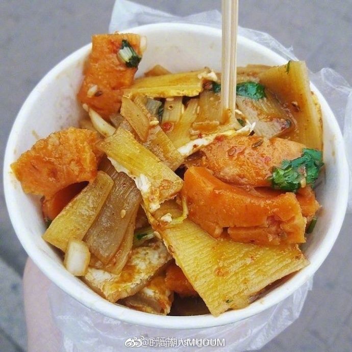 突然好想吃哈尔滨烤冷面图片