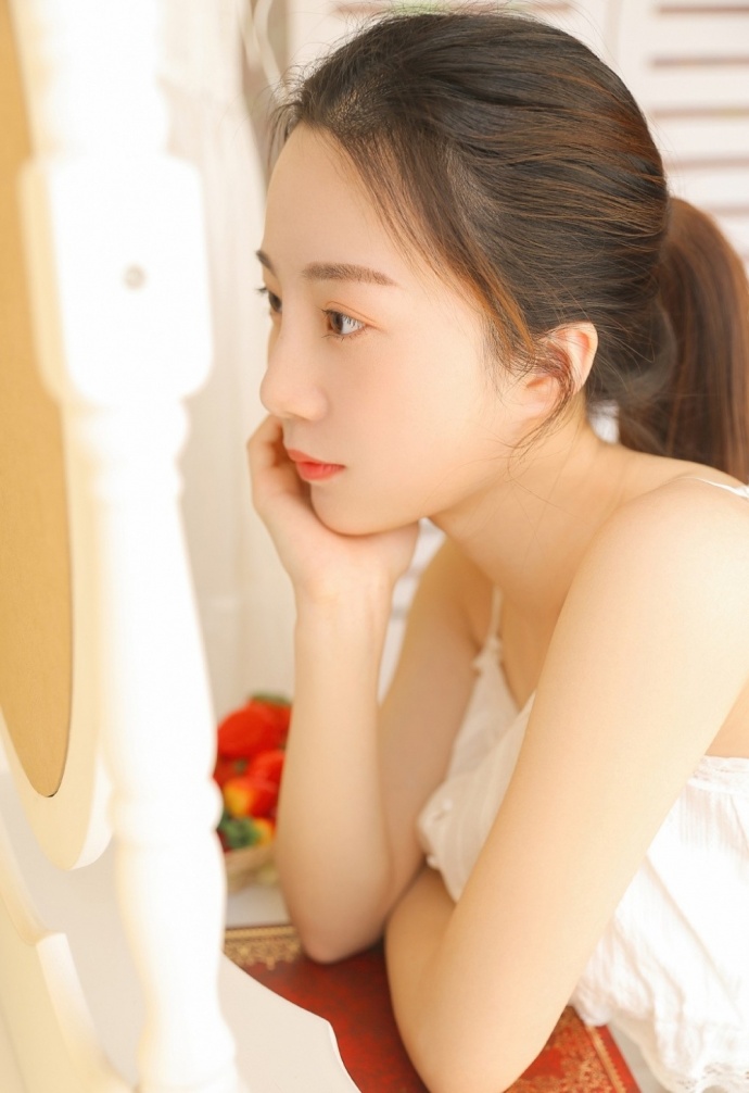 唯美治愈系清纯美女学生妹图片