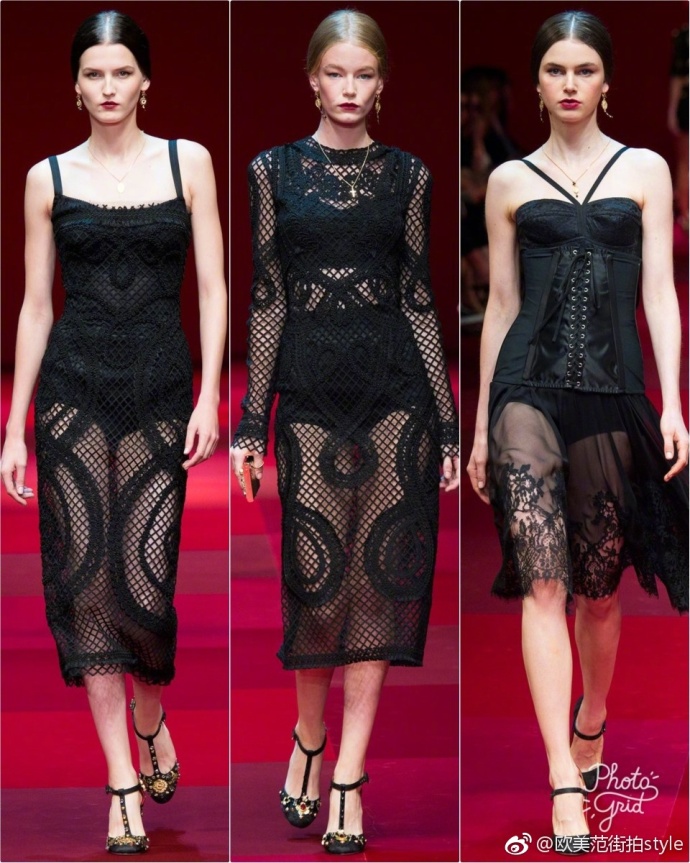 欧美美女模特演绎Dolce & Gabbana热情奔放的西班牙