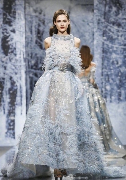 Ziad Nakad Couture FW 2017美到开挂的冰雪女王秀场礼服