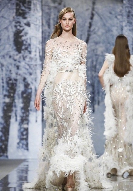 Ziad Nakad Couture FW 2017美到开挂的冰雪女王秀场礼服