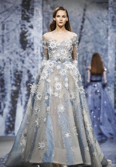 Ziad Nakad Couture FW 2017美到开挂的冰雪女王秀场礼服