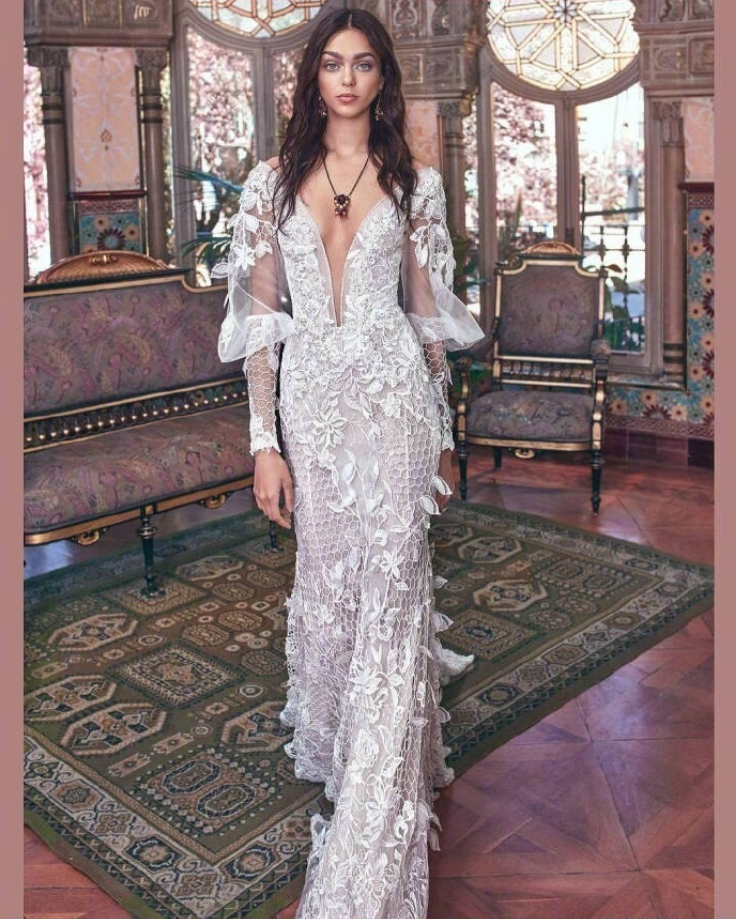 每个女孩的梦想穿上美到窒息的婚纱图片