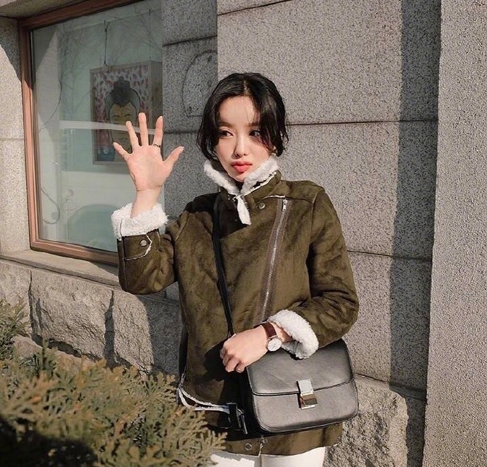 冬季保暖必备单品羽绒服&羊羔毛穿衣搭配风格
