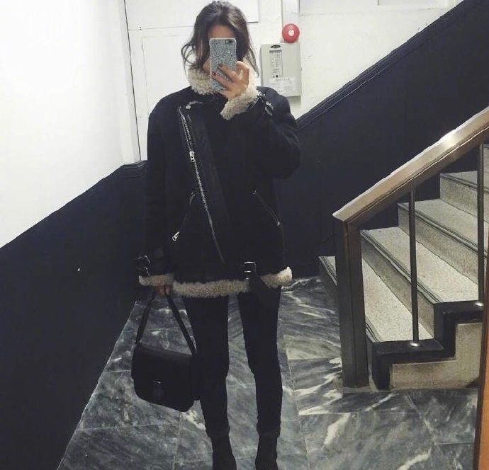 冬季保暖必备单品羽绒服&羊羔毛穿衣搭配风格
