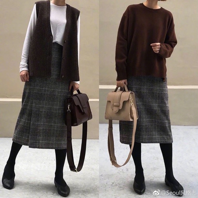 上班族ol时尚又不夸张的休闲穿衣搭配look ​​​