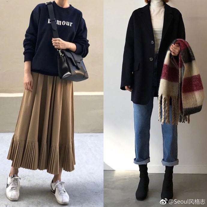 上班族ol时尚又不夸张的休闲穿衣搭配look ​​​