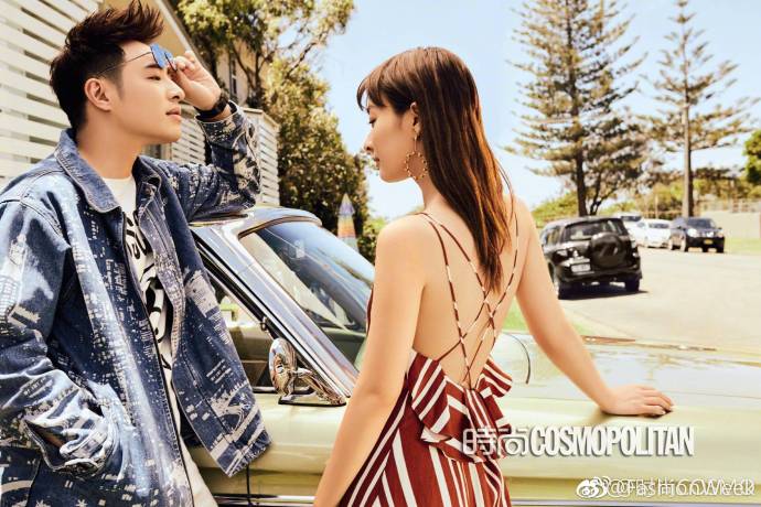 无尾熊情侣CP吴昕潘玮柏《时尚COSMO》二月刊情人