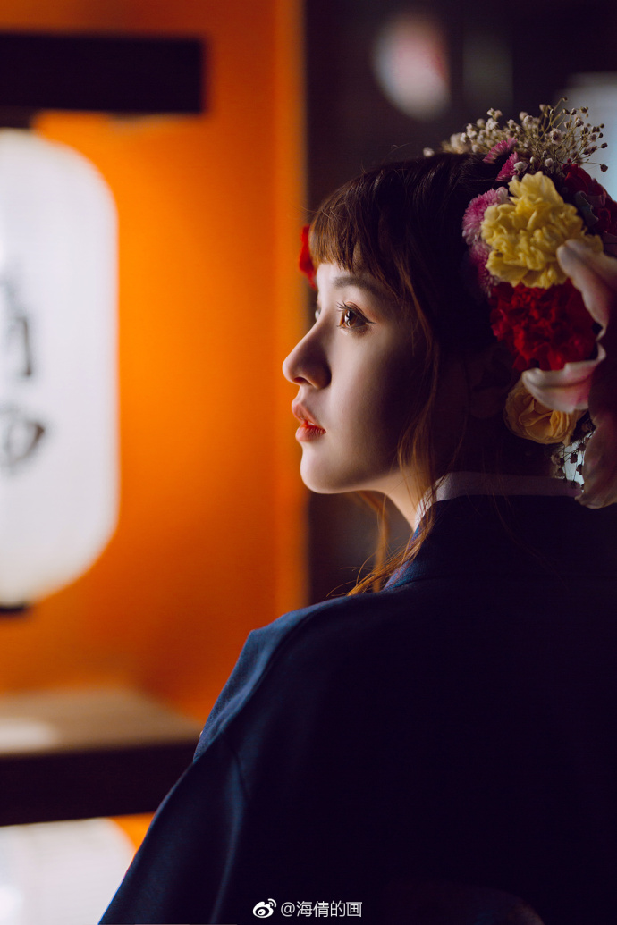 微博清纯美女许白桥日本和服唯美写真