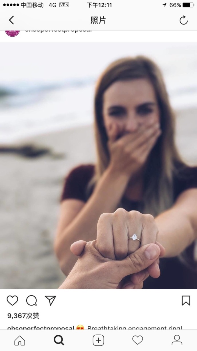 情侣求婚图片:结婚是因为爱情,而不是因为合适