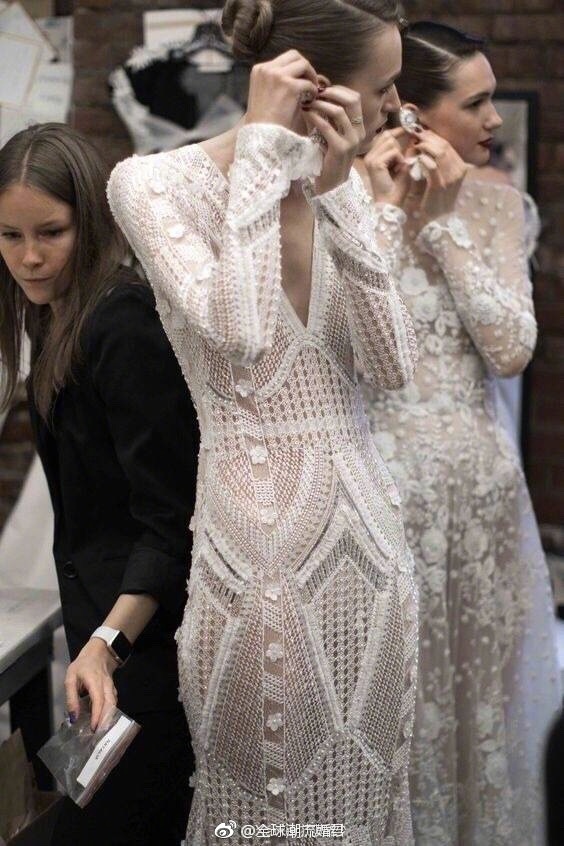 Naeem Khan 2018秋冬婚纱系列让人迷醉的异域新娘图