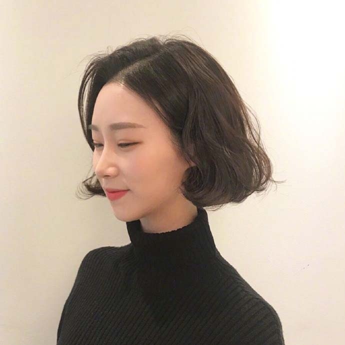 一波短发合集直发卷发都有的短发美女自拍合集