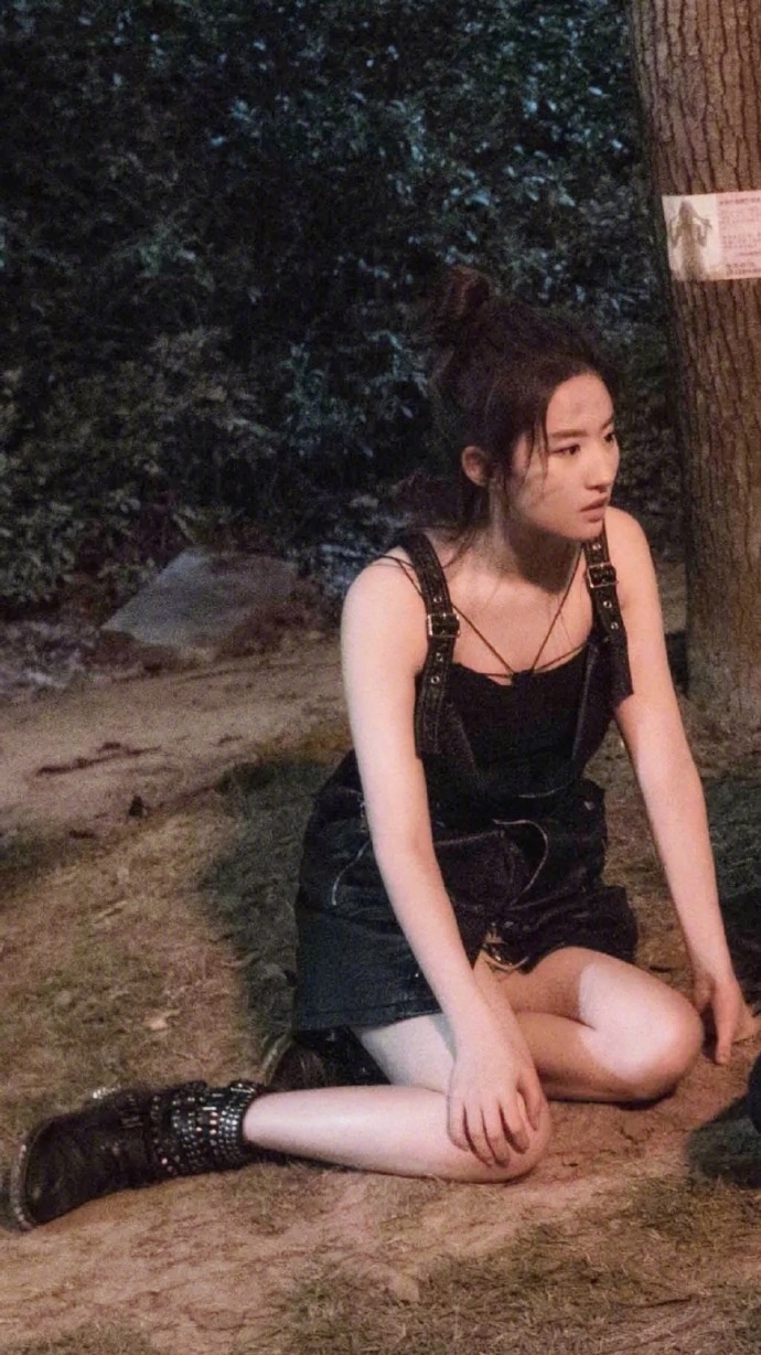 小仙女武汉美女明星刘亦菲唯美侧颜图片