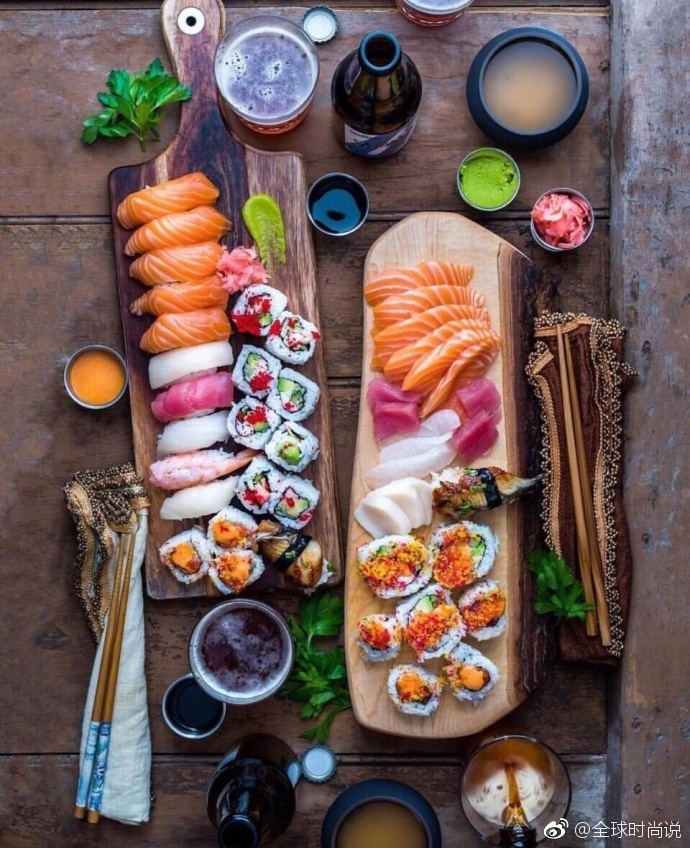 日式料理图片_寿司大餐图片