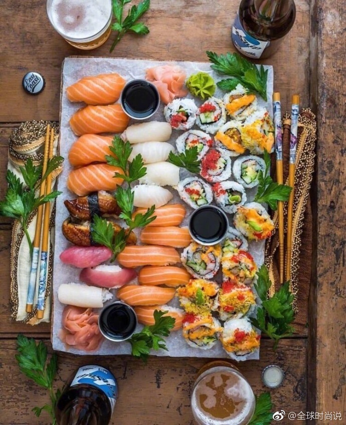 日式料理图片_寿司大餐图片
