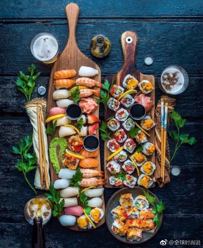 日式料理图片_寿司大餐图片