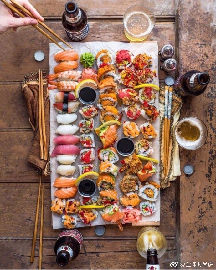 日式料理图片_寿司大餐图片