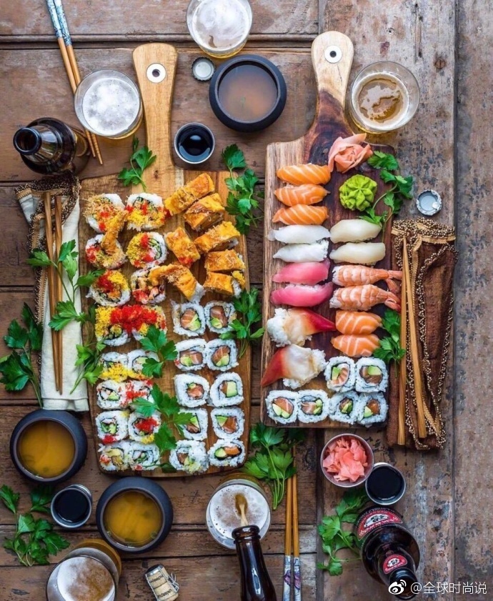 日式料理图片_寿司大餐图片