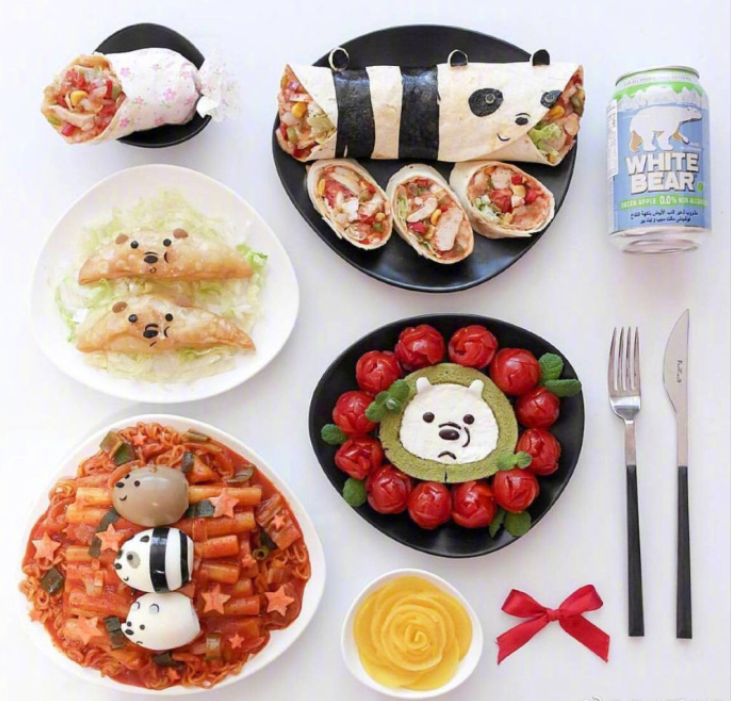 健康营养美食图片_幸福的两人早餐