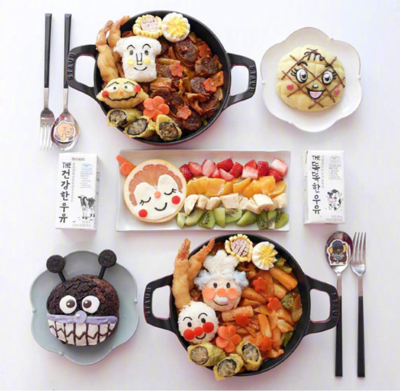 健康营养美食图片_幸福的两人早餐