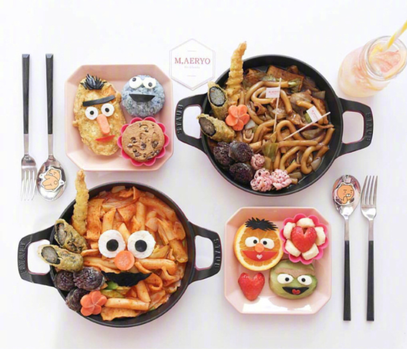 健康营养美食图片_幸福的两人早餐