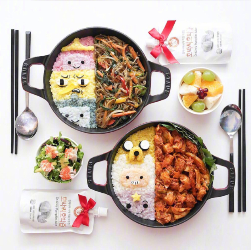 健康营养美食图片_幸福的两人早餐