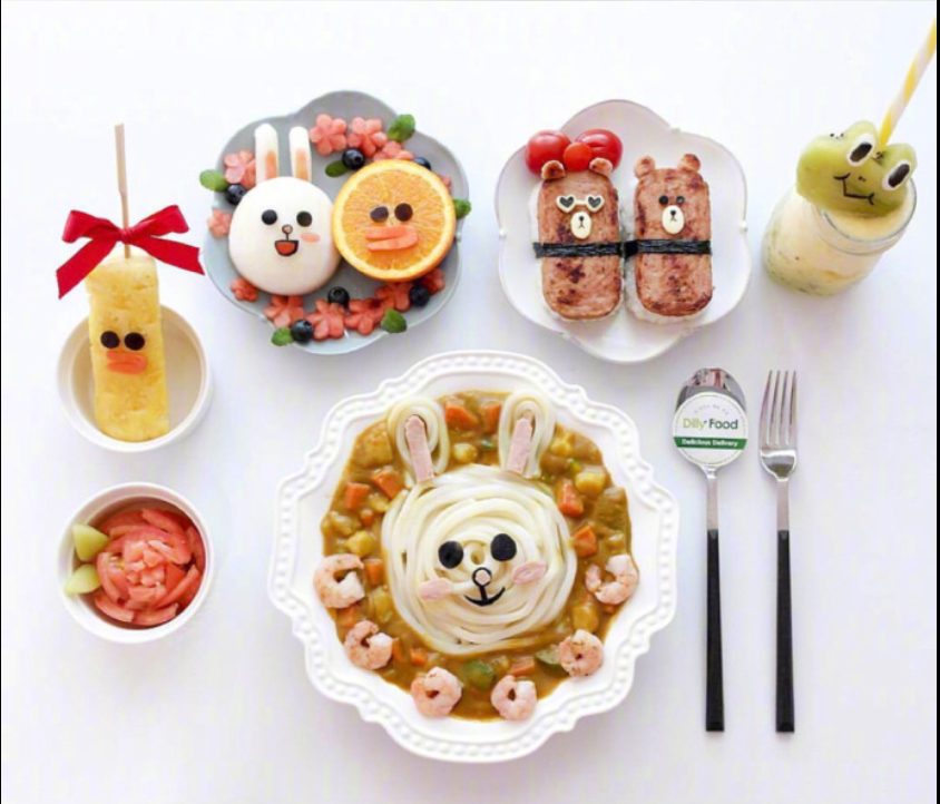 健康营养美食图片_幸福的两人早餐