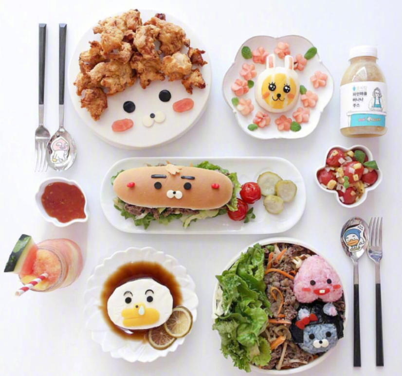 健康营养美食图片_幸福的两人早餐