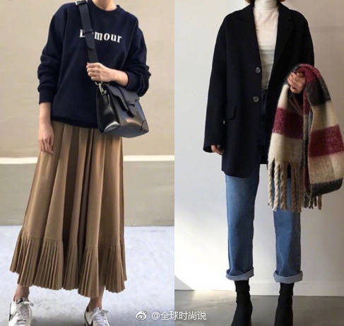 时尚又不夸张的休闲上班穿衣搭配look