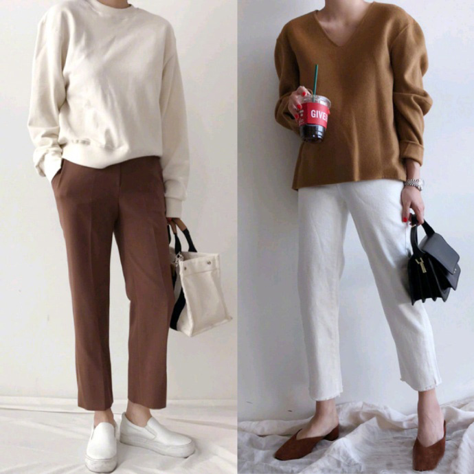 超百搭针织衫穿衣搭配LOOK