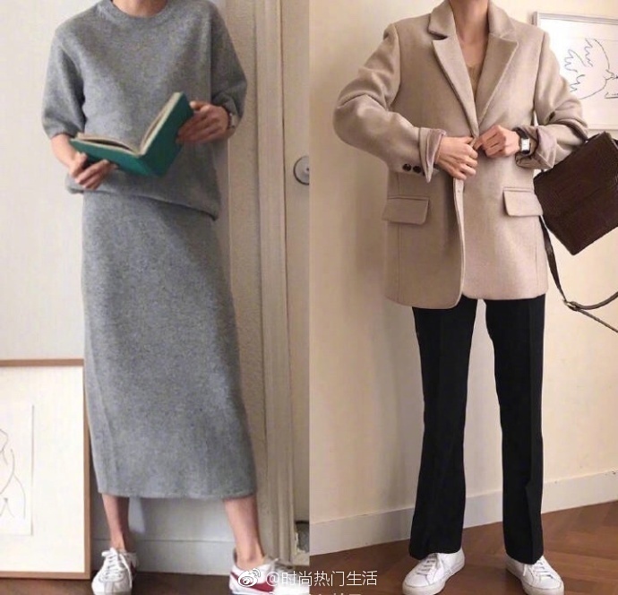 保暖与休闲感兼备的大衣风衣搭配look