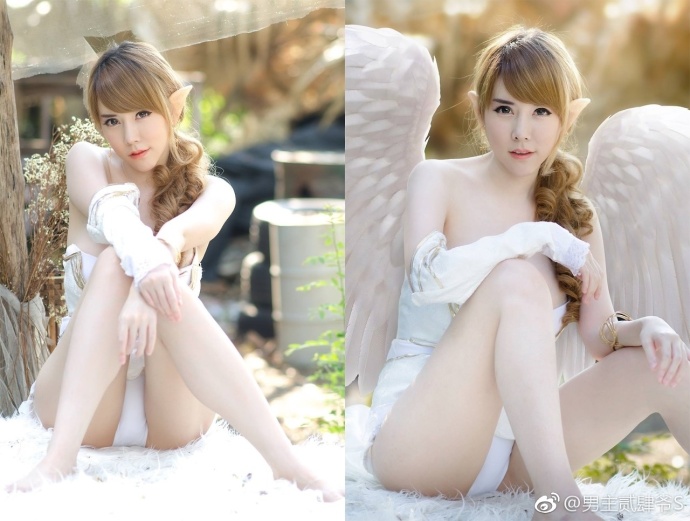 瓷娃娃性感美女薄纱唯美图片