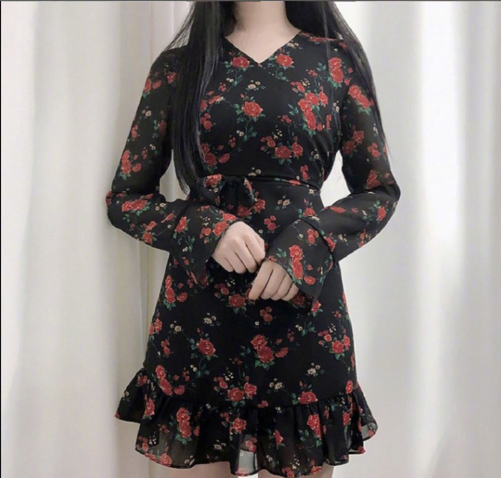 天气暖了小裙子穿起来甜美风搭配look