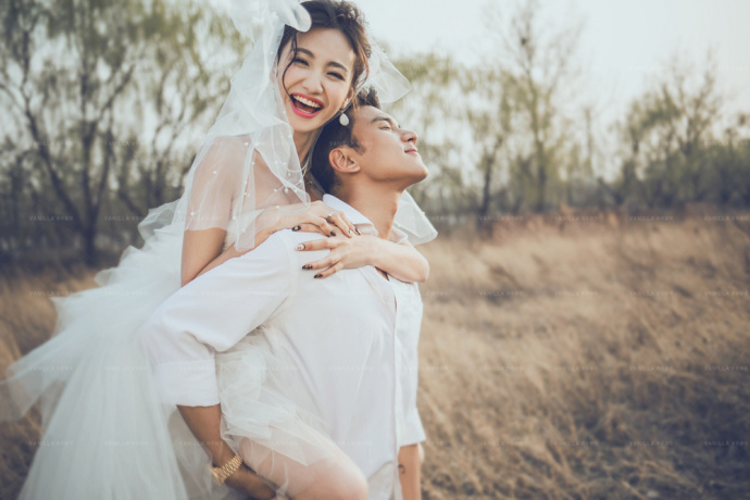 唯美个性婚纱照图片