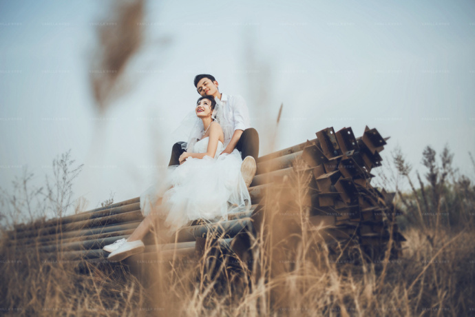 唯美个性婚纱照图片