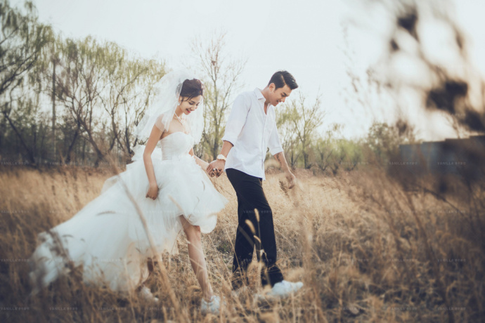 唯美个性婚纱照图片