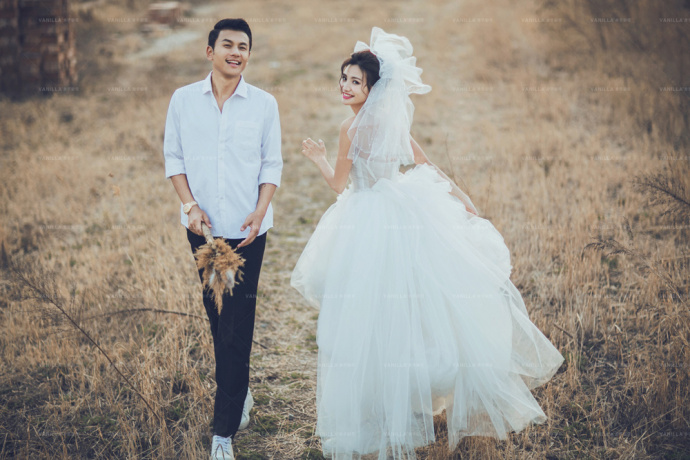 唯美个性婚纱照图片