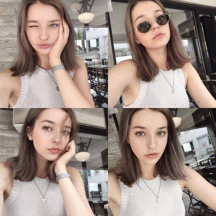 俄罗斯美女模特Danilova Angelina自拍照