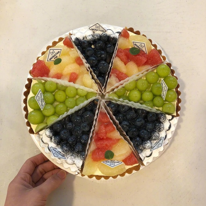 水果派披萨图片