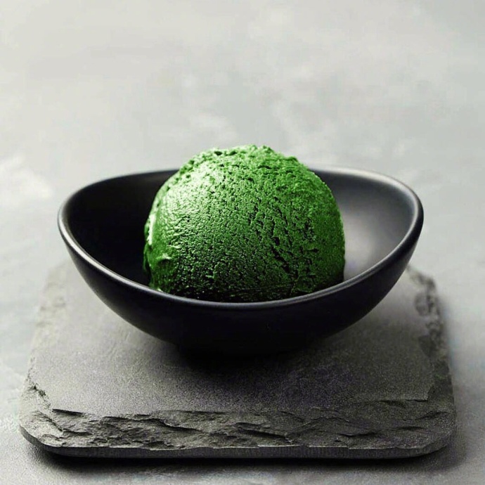 抹茶味的糕点图片