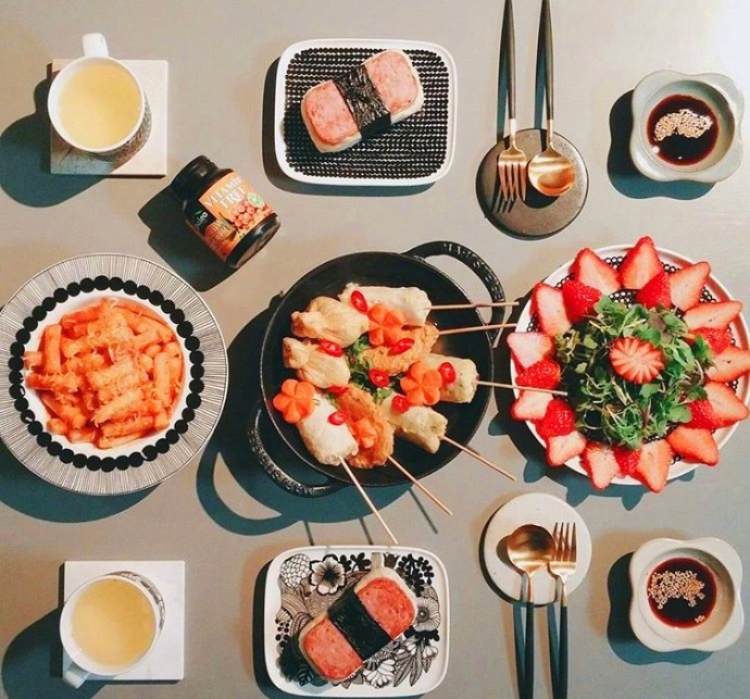 幸福的二人世界美食图片