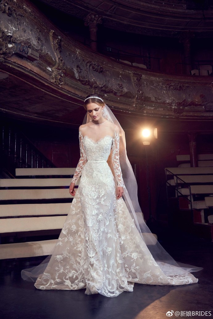 Elie Saab2018春季新款古典款婚纱图片